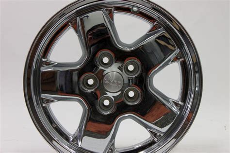 16" JEEP LIBERTY 2002 2003 2004 2005 2006 2007 CHROME OEM 9038 WHEELS ...