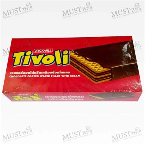 Chocolate Coated Wafer Filled With Cream Tivoli Box Of 12