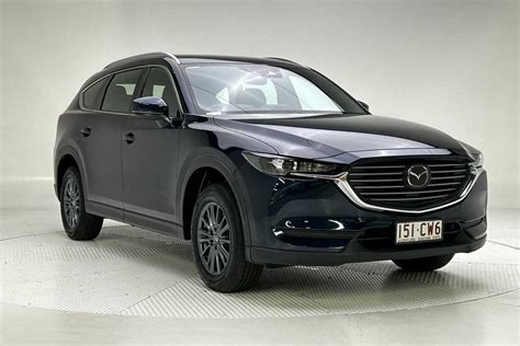 Sold 2021 Mazda Cx 8 Sport In Deep Crystal Blue Used Suv Moorooka Qld