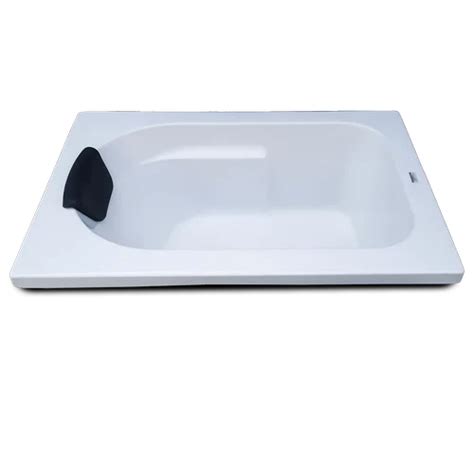 White Prestige Feet X Feet Fixed Acrylic Bathtub For Bathroom