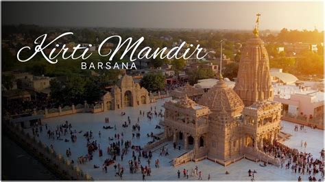 Barsana Kirti Mandir Cinematic Drone View Hindustan Tehelka Youtube