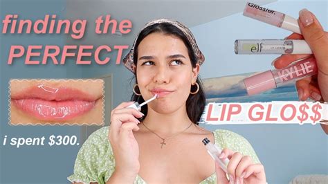 I Tried Every Lip Gloss So You Dont Have To Im Insane Youtube