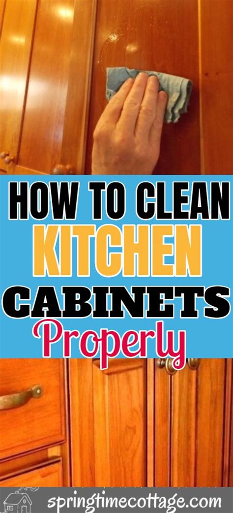 How To Remove Grease From Wood Cabinets Without Damage Clean Kitchen