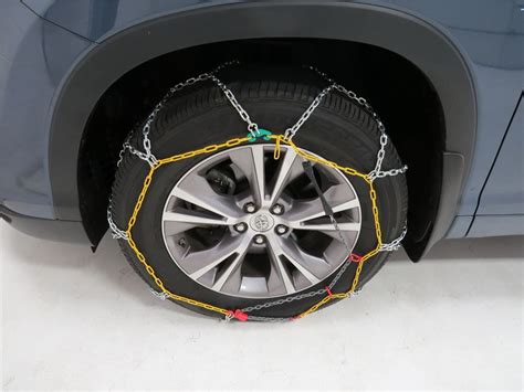 2015 Toyota Highlander Titan Chain Alloy Snow Tire Chains Diamond