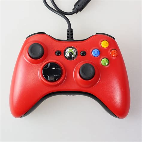 Microsoft Xbox 360 Wired Controller Red - Walmart.com