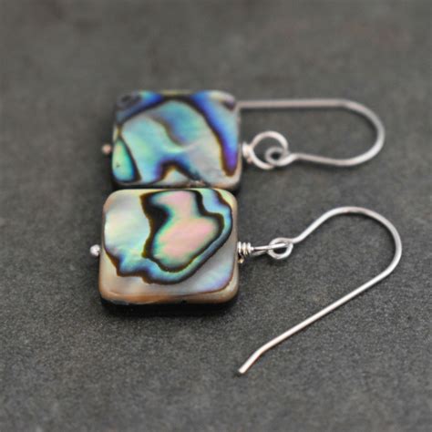 Abalone Shell Earrings - Wild Hare Gems