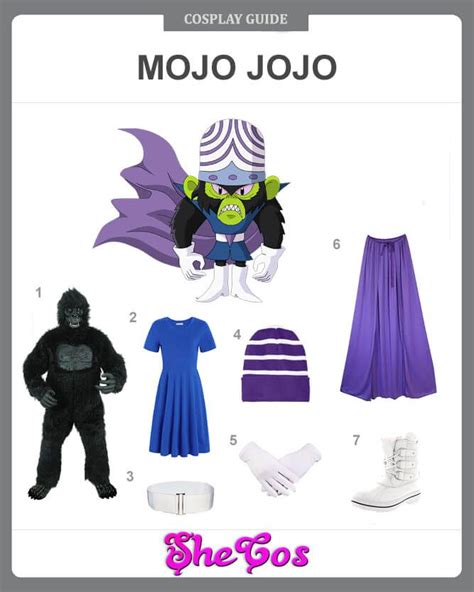 The Best Diy Guide To Mojo Jojo Costume Of The Powerpuff Girls Mojo