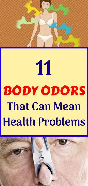 Body Odors That Can Mean Health Problems Wellness Today