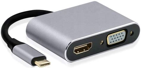 Adapter USB C Thunderbolt do HDMI 4k VGA przejściówka MacBook Sklep