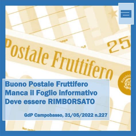 Rimborso Buoni Postali Fruttiferi Serie Aa