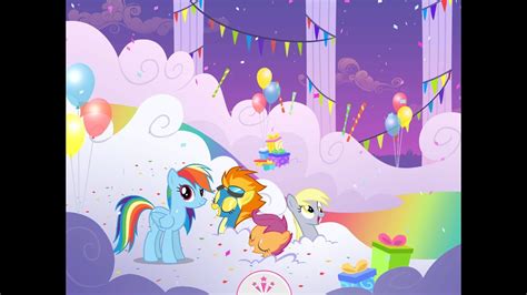 My Little Pony Rainbow Dash Party Day Friendship Celebration Cutie Mark