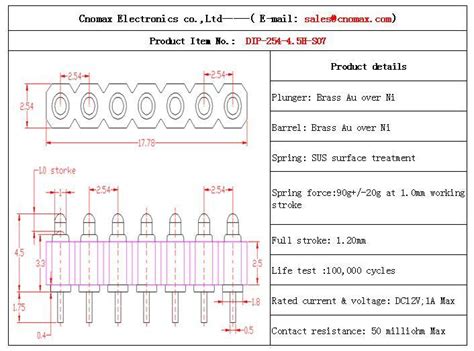 China Pin Pogo Pin Connector Spring Loaded Pogo Pin Mill Max Connector