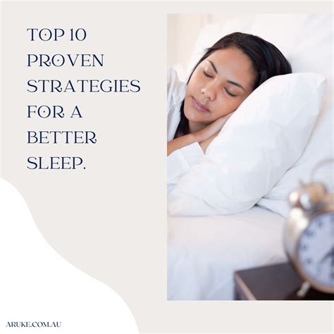 Top 10 Proven Strategies For A Better Sleep Aruke