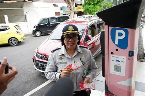 Jadi Alternatif Pembayaran Pemkot Surabaya Luncurkan Voucher Parkir Di