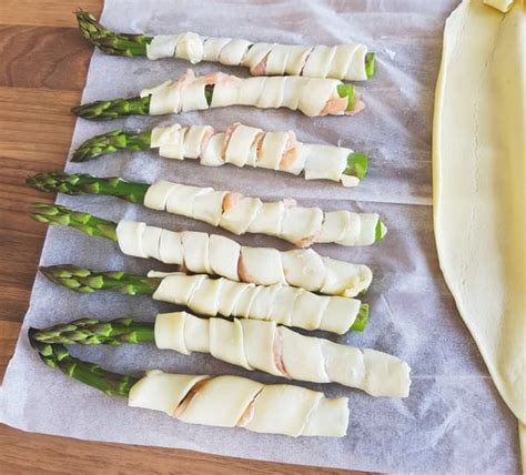 Asperges Cuites En P Te Feuillet E Recette V G Tarienne Facile