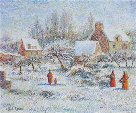 Neige A La Maisonnette De Chaponval By Hugues Claude Pissarro On Artnet