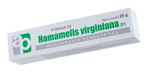 Pomada De Hamamelis Virginiana 25g Almeida Prado Creme Pomada Para