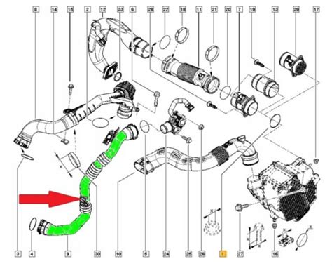 Dacia Sandero Ii Duster Renault Clio Turbo Intercooler Hose Pipe