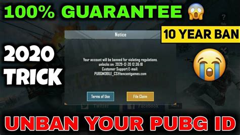 How To Unban Pubg Mobile Account New Trick 2020 100 Working Tricks