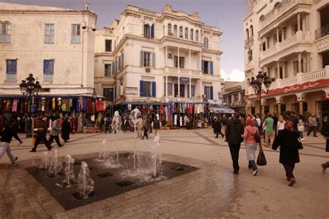 TUNISIA TUNIS CITY PLACE DE LA KASBAH Editorial Photography Image Of