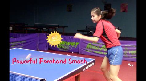 How To Play Powerful Forehand Smash Youtube