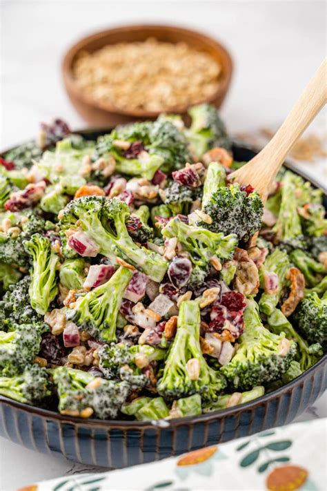 Broccoli Salad With Cranberries Cook This Again Mom