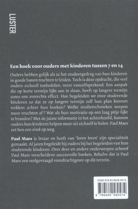 Leren Leren Paul Maes Boek Bruna