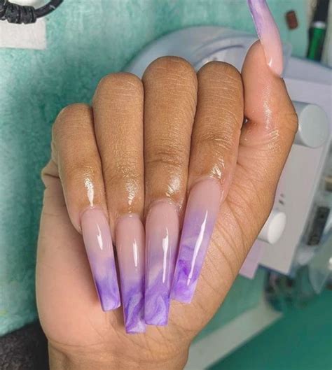 Claws Pin Kjvougee ‘ 🦄 Purple Acrylic Nails Acrylic Nails Nail