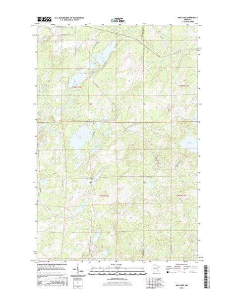 Mytopo King Lake Minnesota Usgs Quad Topo Map