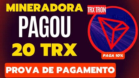 MINERADORA TRX PAGANDO TODOS OS DIA MINERADORA DE CRIPTOMOEDAS COMO