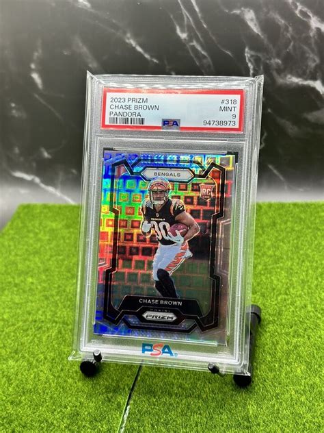 Panini Prizm Chase Brown Pandora Silver Prizm Rc Psa