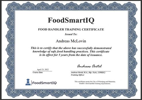 Online Food Handler Training And Certification Course Foodsmartiq