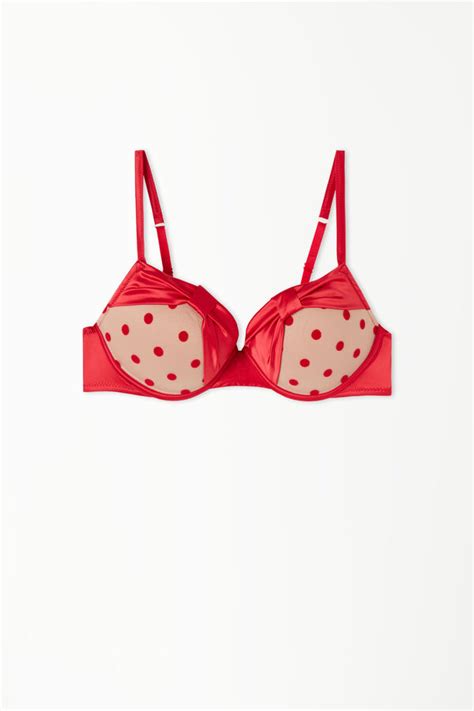 Push Up Bra Polka Dots Push Up Women Tezenis