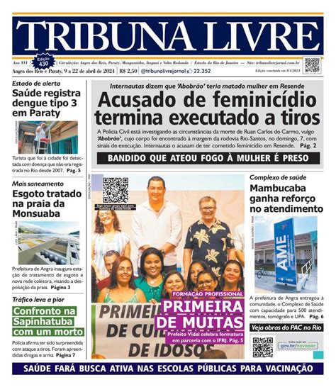 Veja a edição que está nas bancas Jornal Tribuna Livre