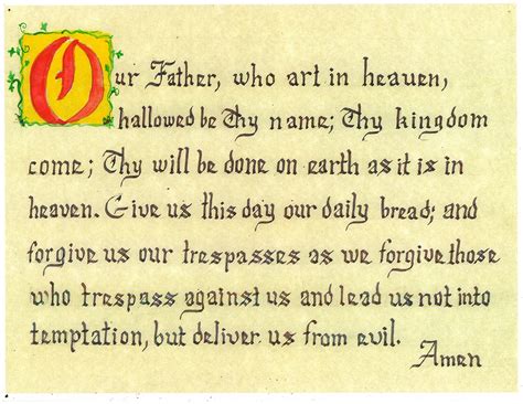 Our Father Prayer Etsy