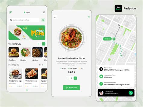 Uber Eats Mobile App Redesign Challenge Winner Design by Sajal Mozumder ...