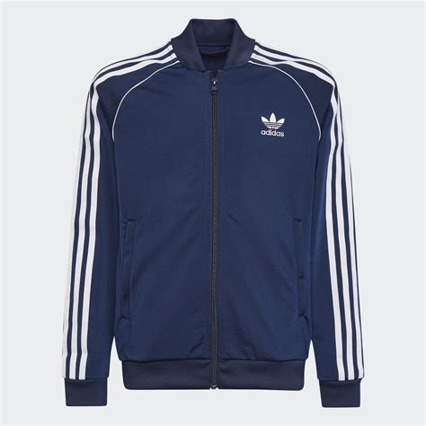 Kids Clothing - Adicolor SST Track Jacket - Blue | adidas Qatar