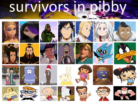 My survivors in pibby at the moment : r/Pibby