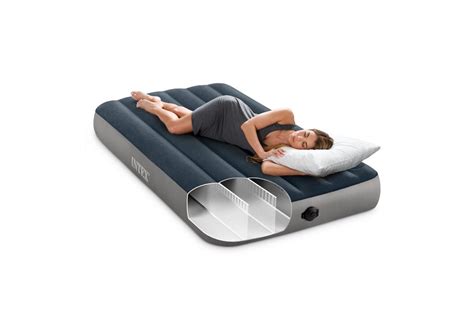 TWIN DURA BEAM SINGLE HIGH AIRBED W 2 STEP PUMP 64781 INTEX Schweiz