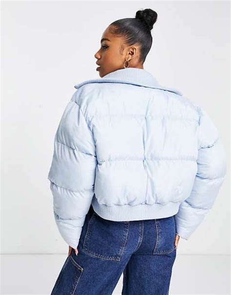 Asos Design Cropped Puffer Jacket Sale Online