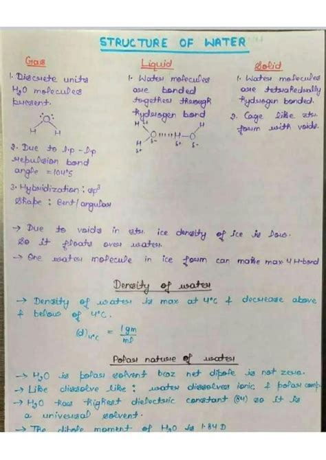 Solution Hydrogen Chapter Handwritten Notes Studypool