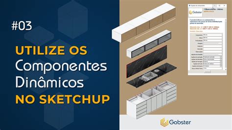 Como Usar Componentes Din Micos No Sketchup Youtube