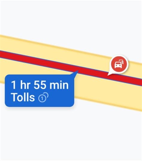 Google Maps Red Line