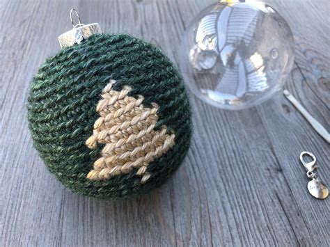 Christmas Tree Bauble Crochet Pattern Rich Textures Crochet