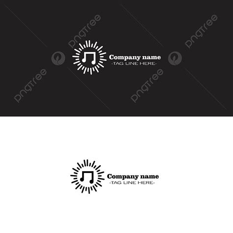 Music Festival Logo Vector Hd PNG Images, Simple Music Logo On White ...