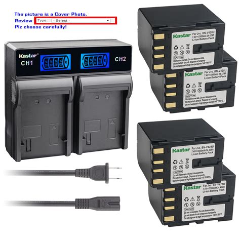 Kastar Battery Lcd Rapid Charger For Bn V Jvc Gr Dvl Gr Dvl