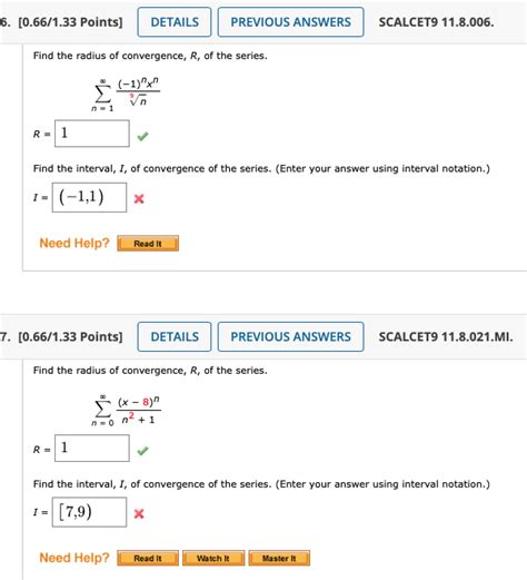 Solved Find The Radius Of Convergence R Of The Series