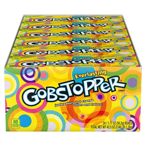 Amazon.com: Wonka Everlasting Gobstopper, Candy, Jawbreaker Candy, 1.77 ...