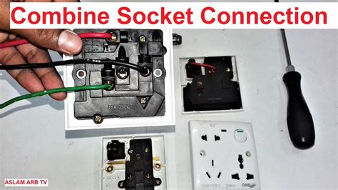 3 Pin Socketcombine Socket Connection Rm Size Earthing Neutral