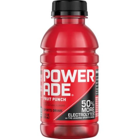Powerade® Red Fruit Punch Sports Drink Bottle 12 Fl Oz Smiths Food